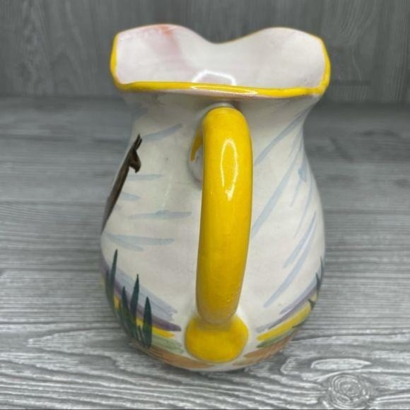 Vintage clay Peru Llama Pottery Pitcher F.C.A. decoration creamer - Picture 4 of 7